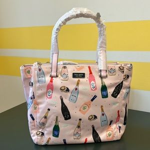 Kate Space pink champagne purse. New with tags.